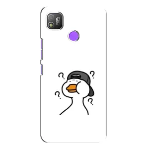Бампер с принтом Мемы для TECNO POP 4 (Непонимание)