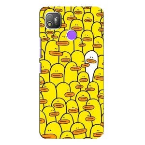 Силиконовый бампер с картинкой животных для TECNO POP 4 (Особенный)