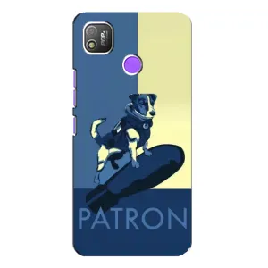 Чехол с принтом Собаки Патрон для TECNO POP 4 (Patron)