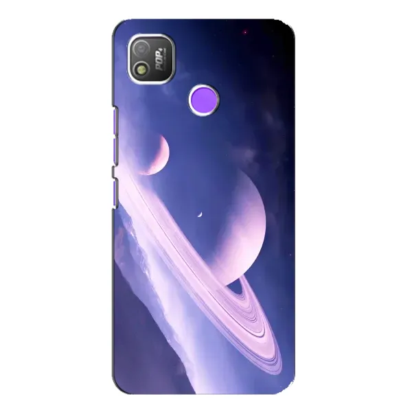 Чохол з малюнком «Планета в космосі» для TECNO POP 4 Чохол з малюнком «Планета в космосі» для TECNO POP 4