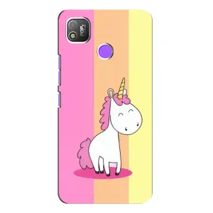 Чехол Unicorn на TECNO POP 4 (Радужный Единорог)