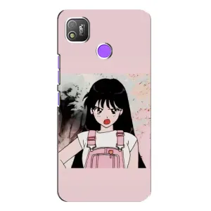 Чехол с персонажами АНИМЕ на TECNO POP 4 (Сейлор Марс)