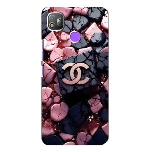 Чохол (Dior, Prada, YSL, Chanel) для TECNO POP 4 (Шанель)