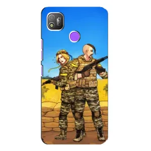 Чехлы с принтом (Воины ЗСУ) для TECNO POP 4 (Солдаты ЗСУ)