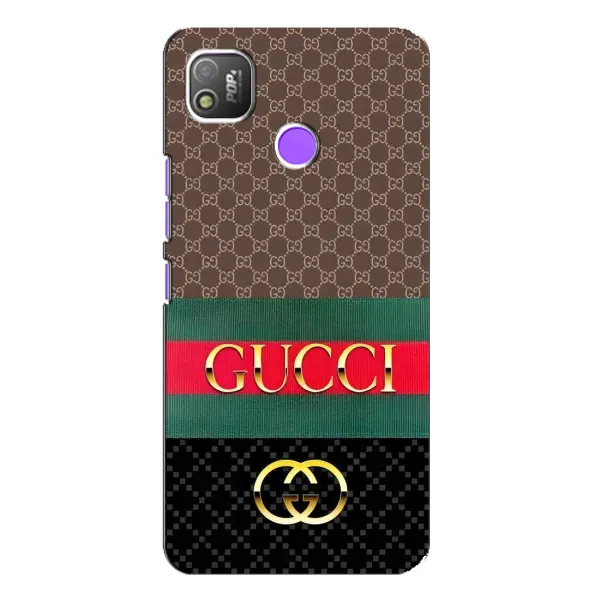 Чехол с рисунком «Стиль GUCCI» для TECNO POP 4 Чехол с рисунком «Стиль GUCCI» для TECNO POP 4