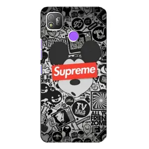 Чохол з Брендами одягу на Техно Поп 4 (Supreme Маус)
