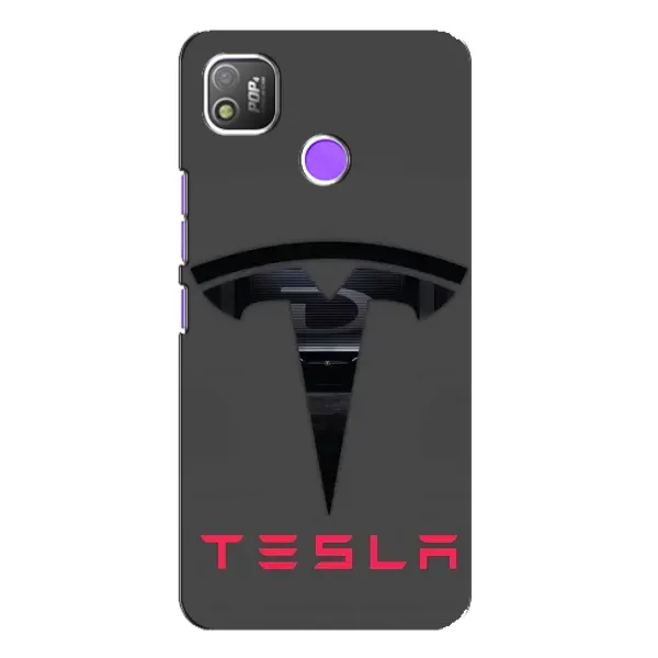 Чехол с рисунком «Logo TESLA» для TECNO POP 4 Чехол с рисунком «Logo TESLA» для TECNO POP 4