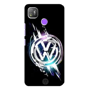 Чохол "Фольксваген" для TECNO POP 4 (Volkswagen на чорному)