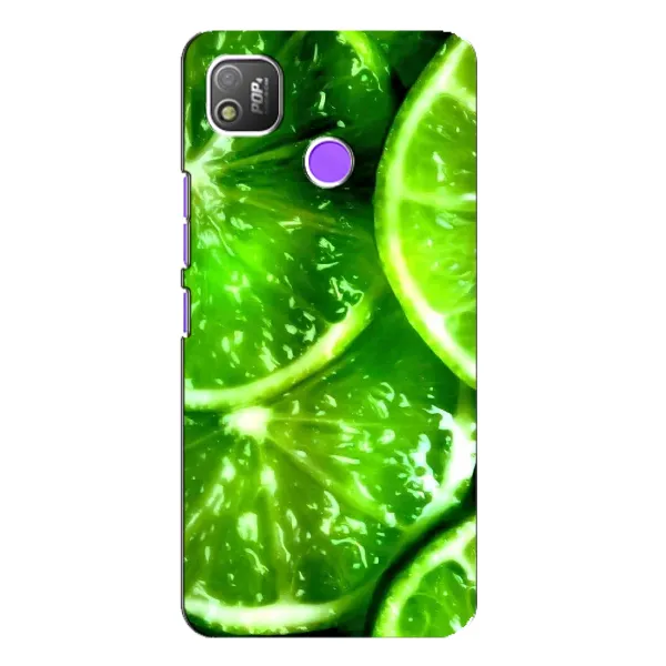 Чехол с рисунком «Яркий ЛАЙМ» для TECNO POP 4 Чехол с рисунком «Яркий ЛАЙМ» для TECNO POP 4