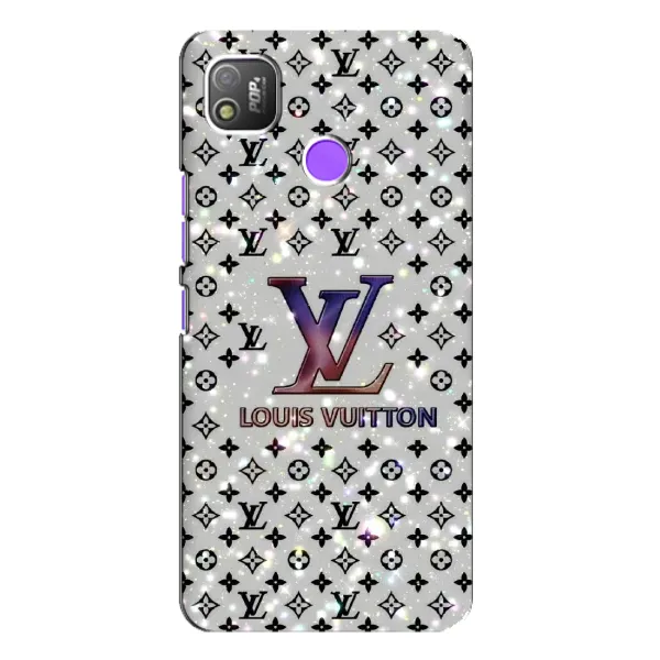 Чехол с рисунком «Яркий LV» для TECNO POP 4