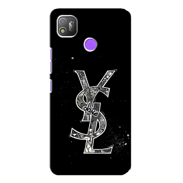 Чехол с рисунком «YSL» для TECNO POP 4 Чехол с рисунком «YSL» для TECNO POP 4