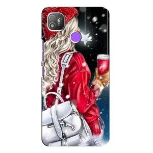 Чехлы на Новый Год TECNO POP 4 (Зима пришла)