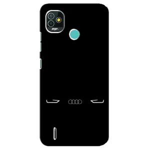Силіконовий бампер з картинкою машини на TECNO Pop 5 (BD2p) (Сілует Audi)