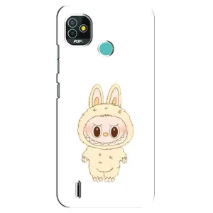 Чохол з принтом Лабубу для TECNO Pop 5 (BD2p) (Бежевий Лабубу)