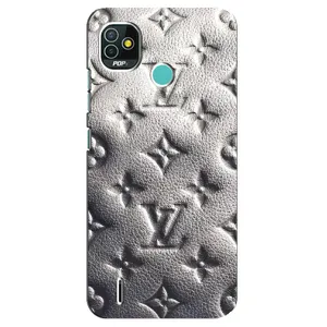 Текстурний Чохол Louis Vuitton для Техно Поп 5 (Бежевий ЛВ)