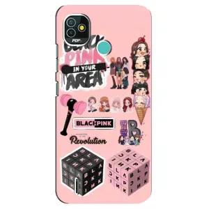 Чехлы с картинкой для TECNO Pop 5 (BD2p) (BLACK PINK коллаж)