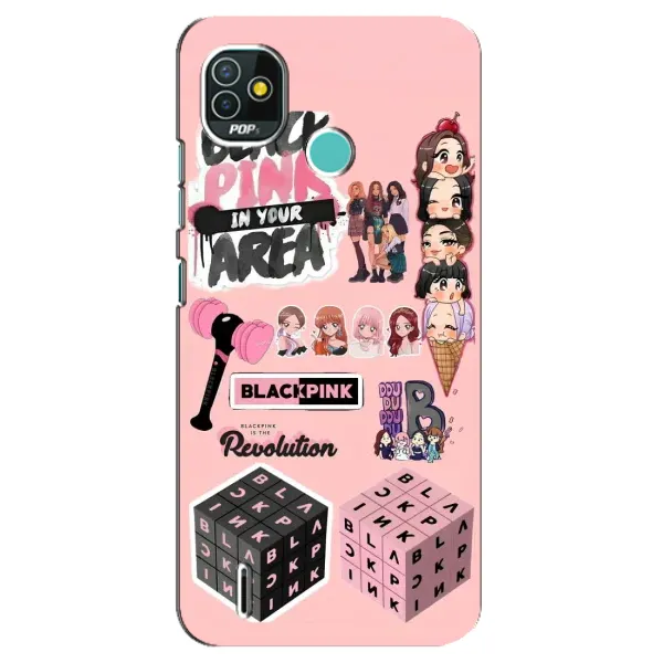Чехол с рисунком «BLACK PINK коллаж» для TECNO Pop 5 (BD2p) Чехол с рисунком «BLACK PINK коллаж» для TECNO Pop 5 (BD2p)