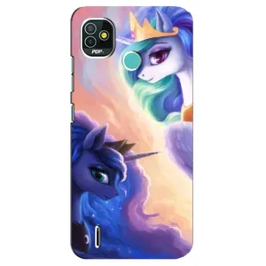 Чехол Unicorn на TECNO Pop 5 (BD2p) (Единорожки на тучках)