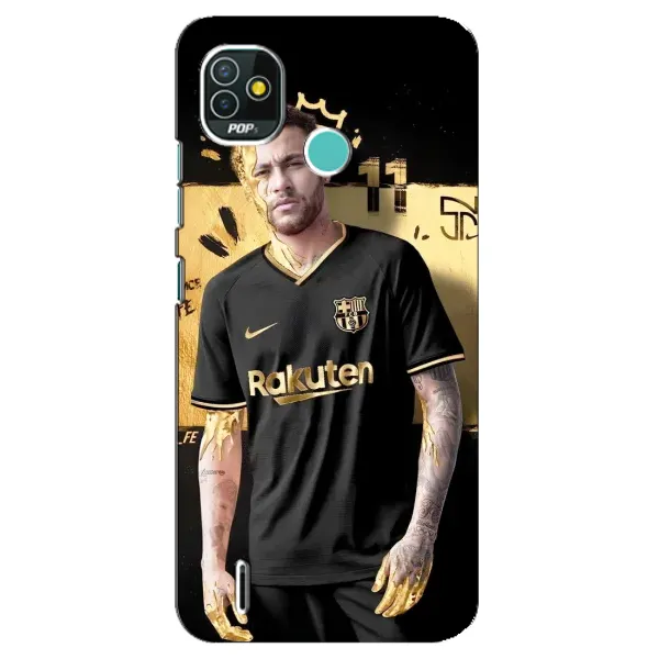 Чехол с рисунком «Gold Neymar» для TECNO Pop 5 (BD2p)
