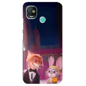 Силиконовый чехол с принтом Зоотрополіс для TECNO Pop 5 (BD2p) (Главные герои)