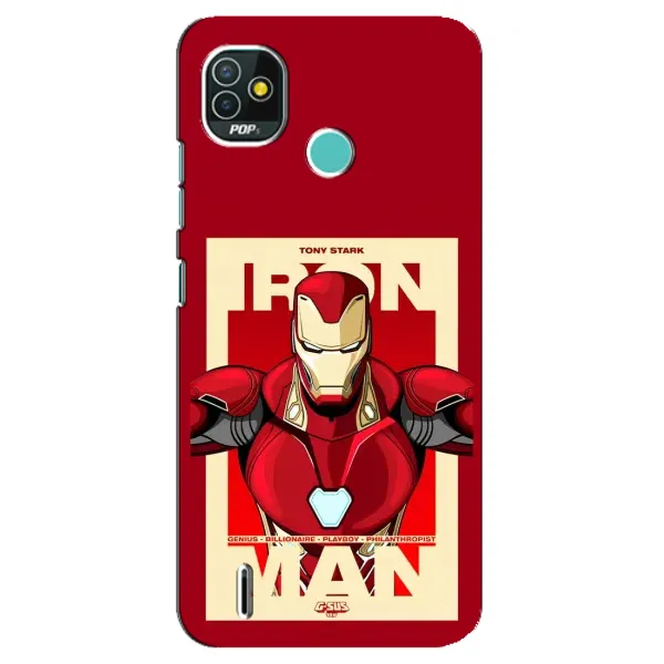 Чехол с рисунком «Iron man» для TECNO Pop 5 (BD2p) Чехол с рисунком «Iron man» для TECNO Pop 5 (BD2p)