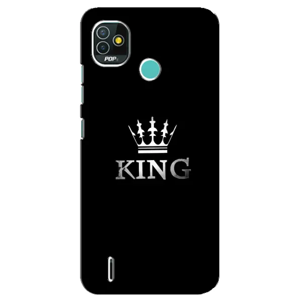Чехол с рисунком «KING» для TECNO Pop 5 (BD2p) Чехол с рисунком «KING» для TECNO Pop 5 (BD2p)