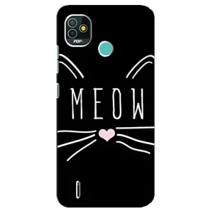 Бампер с изображением Котиков для Техно Поп 5 (КОТИК MEOW)