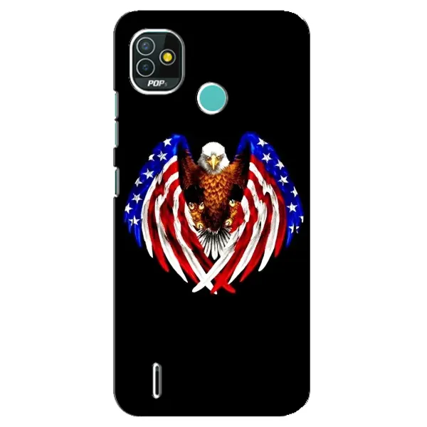 Чохол з малюнком «Крила США» для TECNO Pop 5 (BD2p) Чохол з малюнком «Крила США» для TECNO Pop 5 (BD2p)