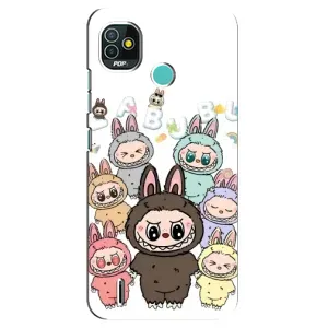 Чохол з принтом Лабубу для TECNO Pop 5 (BD2p) (Маленькі Лабубу)