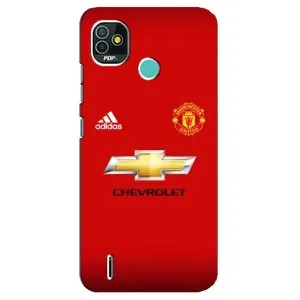 Силиконовые Чехлы принт Футбол на TECNO Pop 5 (BD2p) (Man United)