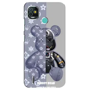 Силіконовий чохол для TECNO Pop 5 (BD2p) (Ведмідь Louis Vuitton)