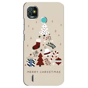 Чохол Санта Клаус для TECNO Pop 5 (BD2p) (Merry Christmas)