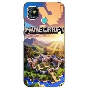 Чехол майнкрафт для TECNO Pop 5 (BD2p) (MINECRAFT)