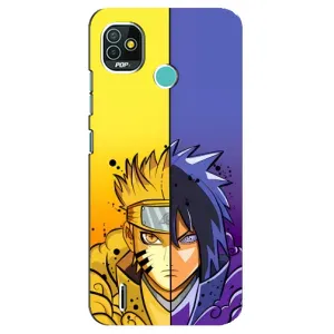 Купить Чехлы на телефон с принтом Anime для TECNO Pop 5 (BD2p) (Naruto Vs Sasuke)