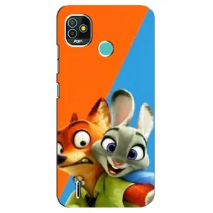 Чохли ЗООТРОПОЛІС для TECNO Pop 5 (BD2p) (Нік і Хопс)
