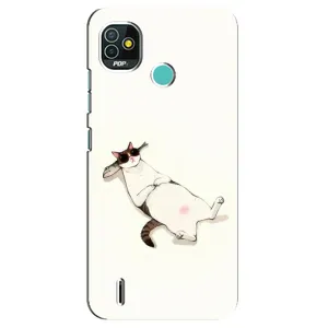 Чехол на тематику: Коты для TECNO Pop 5 (BD2p) (Отдых)