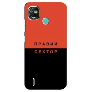 Чехлы УПА (Красно-Чёрный) на TECNO Pop 5 (BD2p) (Правый Серктор)