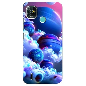 Чохли КОСМОС на TECNO Pop 5 (BD2p) (Сині планети)