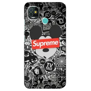 Чехол с Брендами одежды на Техно Поп 5 (Supreme Маус)