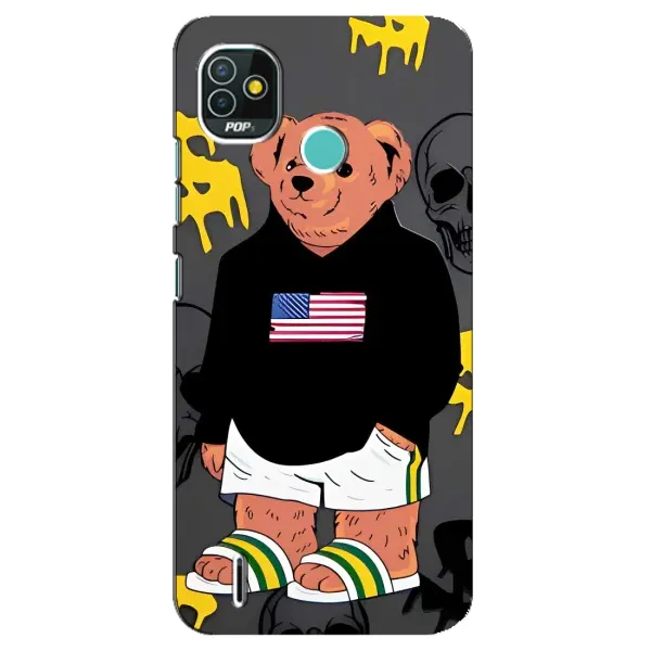 Чехол с рисунком «Teddy USA» для TECNO Pop 5 (BD2p) Чехол с рисунком «Teddy USA» для TECNO Pop 5 (BD2p)
