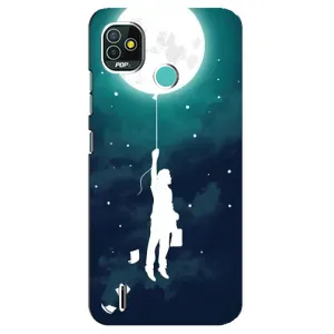 Чохол (ТПУ) з планетами на TECNO Pop 5 (BD2p) (To The moon)