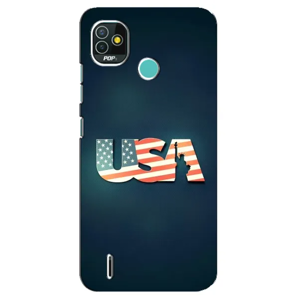 Чохол з малюнком «USA» для TECNO Pop 5 (BD2p) Чохол з малюнком «USA» для TECNO Pop 5 (BD2p)