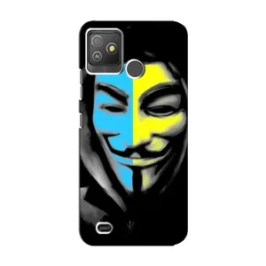 Чехол с Украинской символикой на Техно Поп 5 ГО (Анонимус патриот)