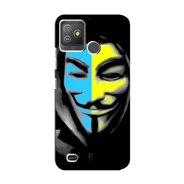 Чехол с рисунком «Анонимус патриот» для TECNO Pop 5 GO Чехол с рисунком «Анонимус патриот» для TECNO Pop 5 GO