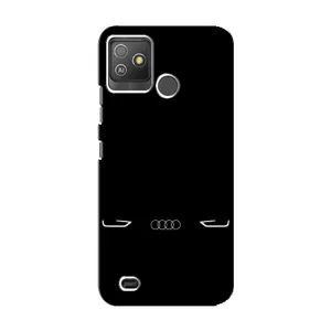 Силіконовий бампер з картинкою машини на Tecno Pop 5 GO (Сілует Audi)