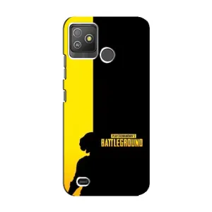 Чохол (TPU) з картинкою "Лого Пабг" на Техно Поп 5 ГО (Battlegrounds)