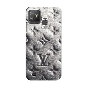 Текстурный Чехол Louis Vuitton для Техно Поп 5 ГО (Бежевый ЛВ)