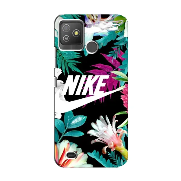 Чехол с рисунком «Цветочный Nike» для TECNO Pop 5 GO Чехол с рисунком «Цветочный Nike» для TECNO Pop 5 GO
