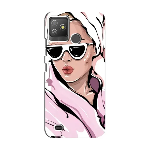 Чехол с рисунком «Девушка в халате» для TECNO Pop 5 GO Чехол с рисунком «Девушка в халате» для TECNO Pop 5 GO