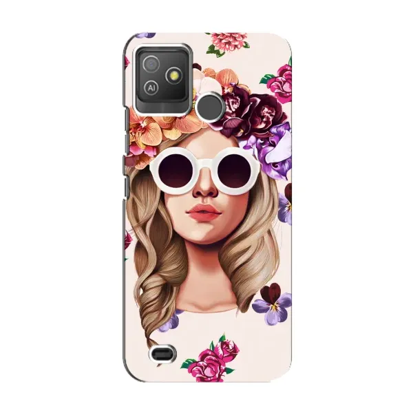 Чехол с рисунком «Девушка в очках» для TECNO Pop 5 GO Чехол с рисунком «Девушка в очках» для TECNO Pop 5 GO